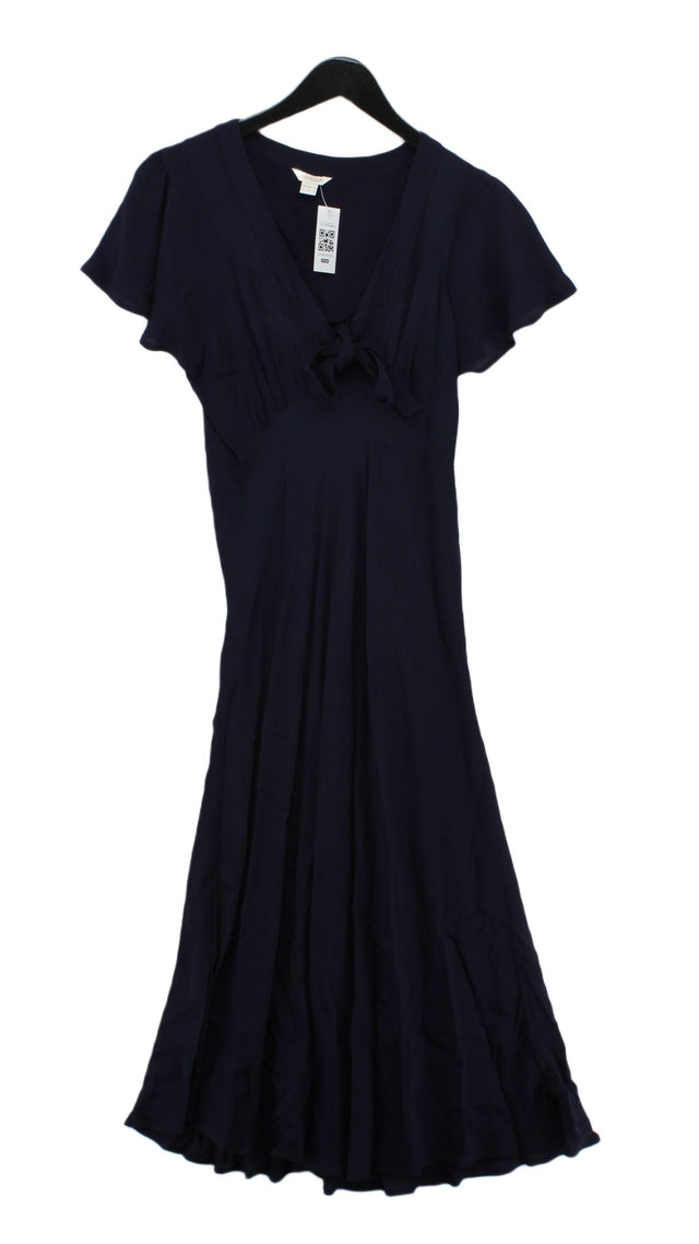 Monsoon Women's Maxi Dress UK 8 Blue 100% Viscose