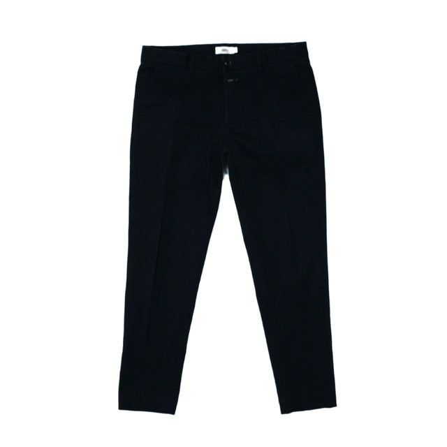 Closed Women's Trousers UK 6 Blue 100% Cotton