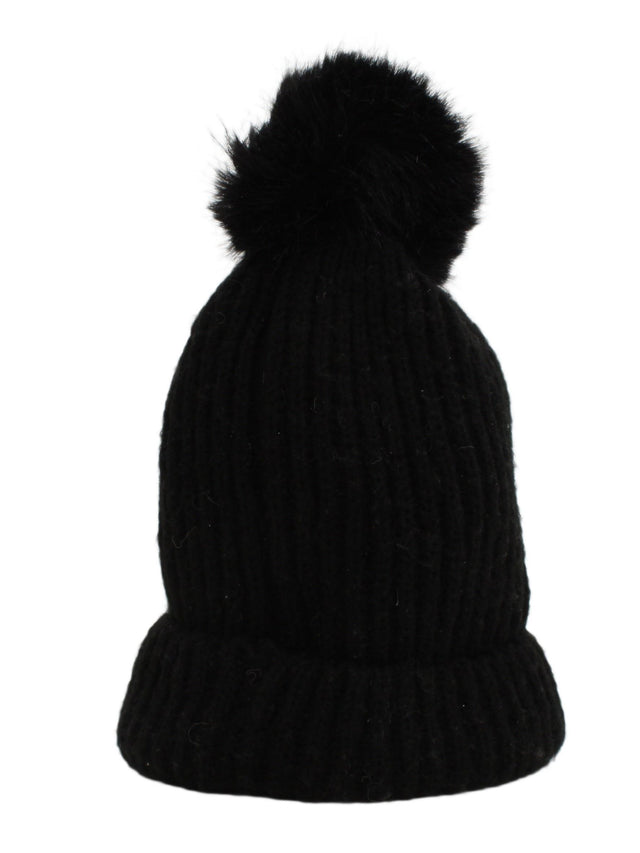 Zara Women's Hat M Black 100% Wool