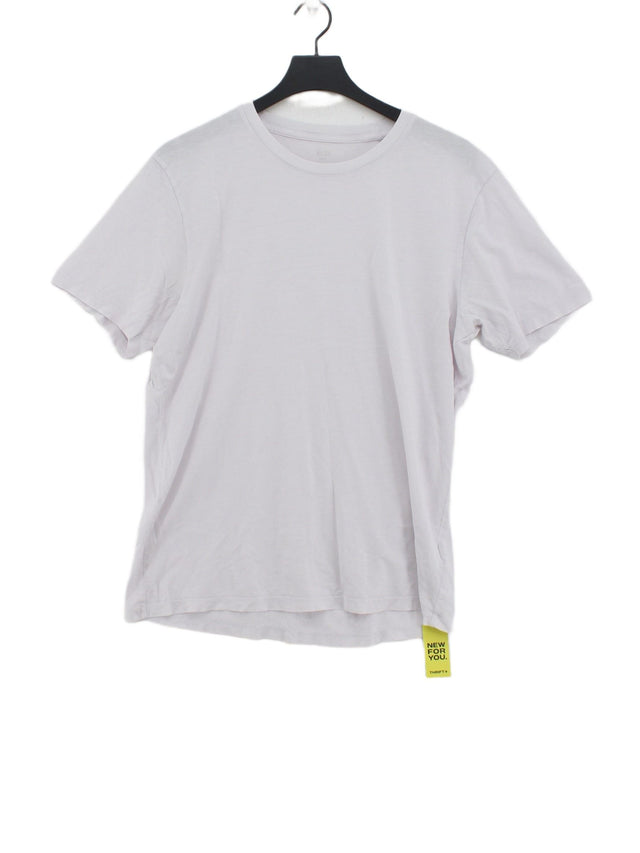 Uniqlo Men's T-Shirt L White 100% Cotton