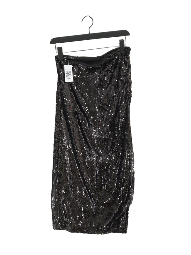 Zara Women's Maxi Skirt S Black 100% Polyester