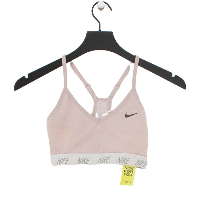 Nike Women's Top S Pink 100% Other