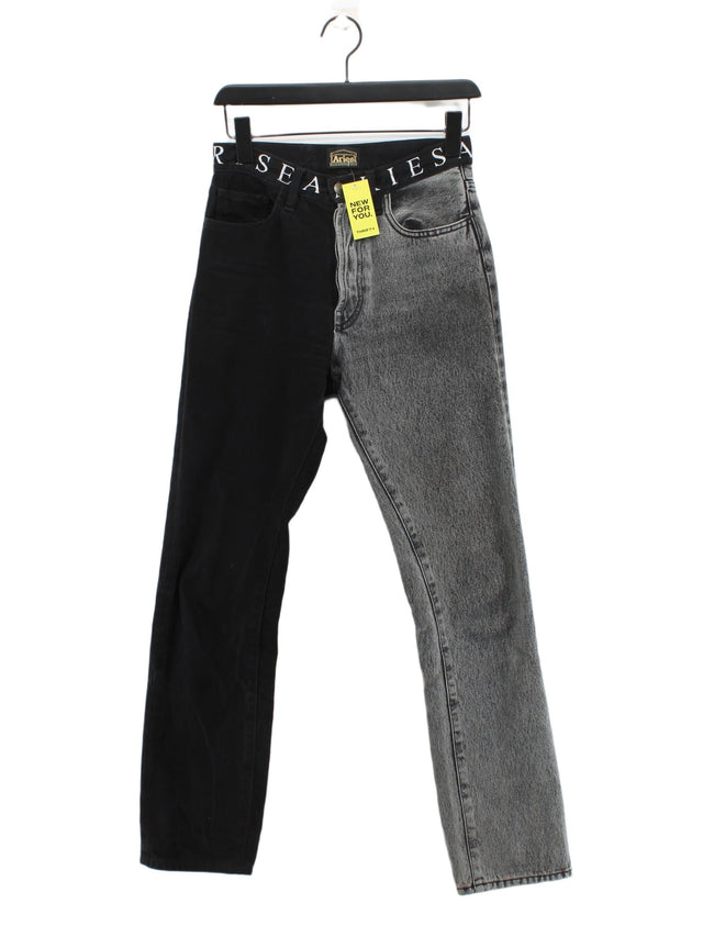 ARIES Women's Jeans W 26 in Black 100% Cotton