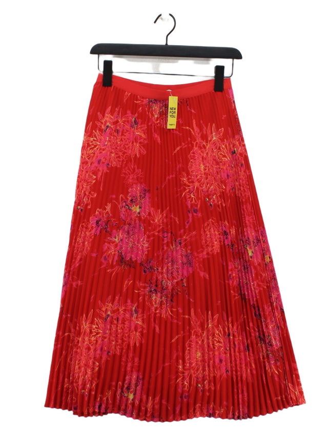 Babaton Women's Midi Skirt S Red 100% Polyester