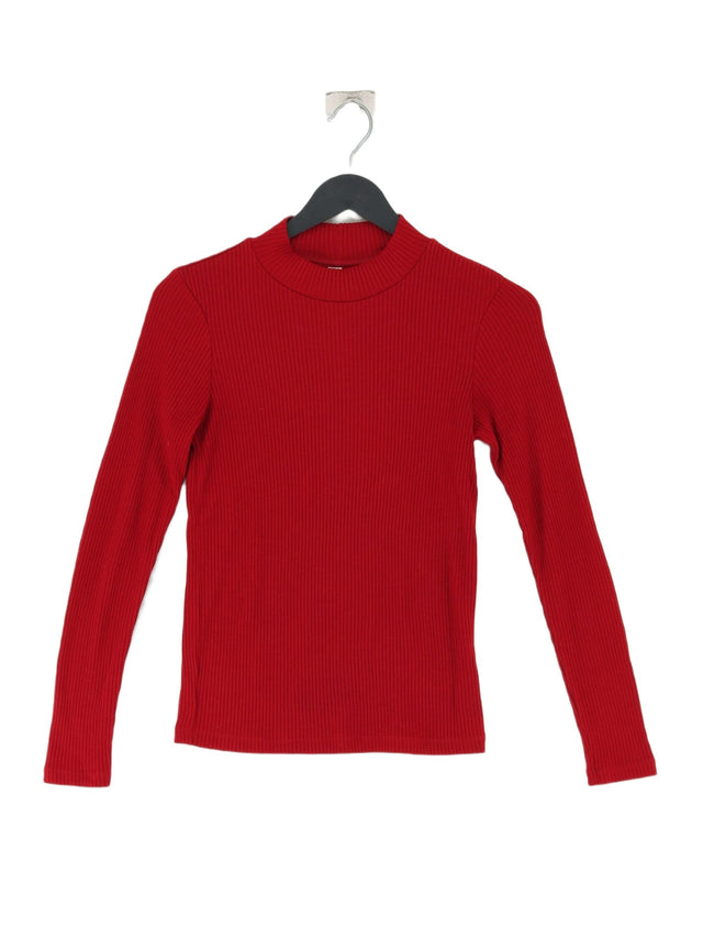 Uniqlo Women's Top XS Red 100% Other
