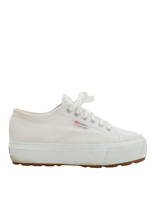 Superga Women's Trainers UK 8 White 100% Other