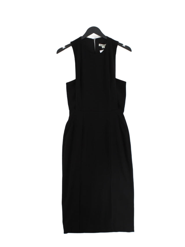 Whistles Women's Maxi Dress UK 6 Black Polyester with Elastane