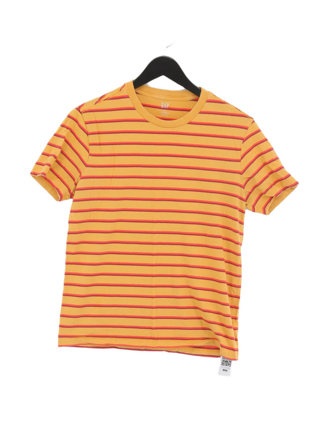 Gap Men's T-Shirt S Orange 100% Cotton