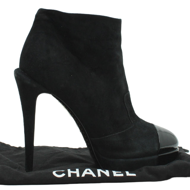Chanel Women's Boots UK 5 Black 100% Other