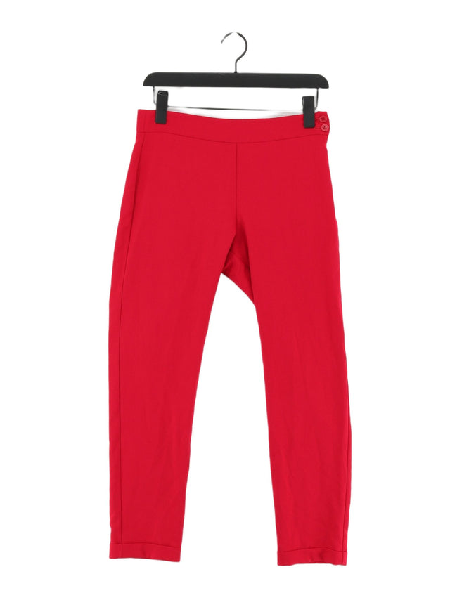 French Connection Women's Suit Trousers UK 8 Red