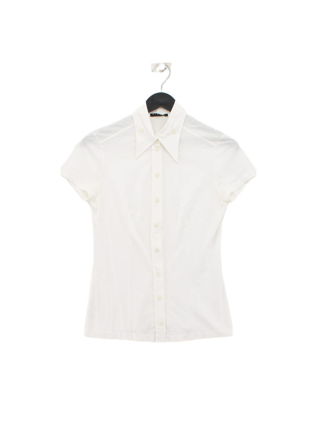 Sisley Women's Shirt XS White 100% Other