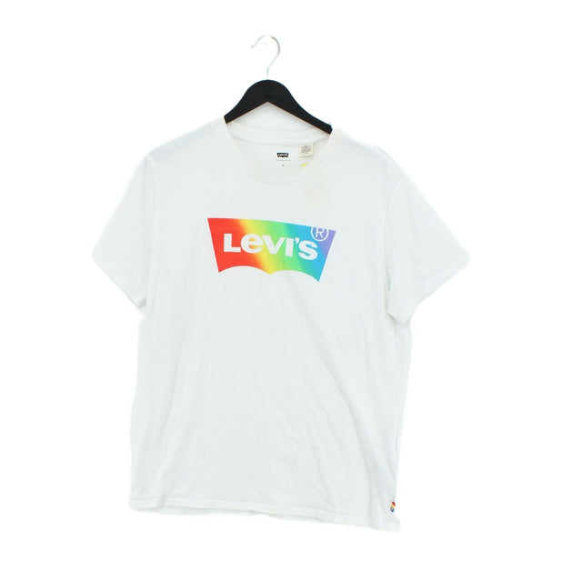 Levi’s Women's T-Shirt XL White 100% Cotton