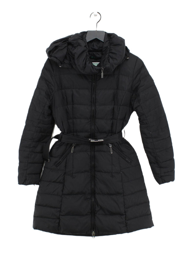 Benetton Women's Coat UK 8 Black Polyamide with Nylon, Other