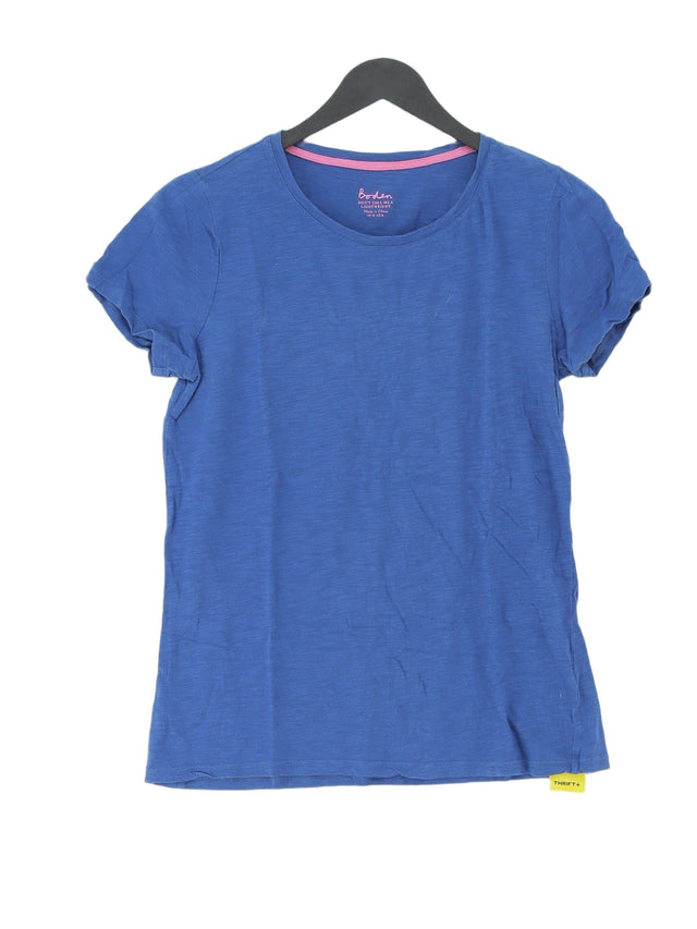 Boden Women's T-Shirt UK 12 Blue 100% Other