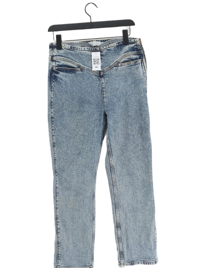 & Other Stories Women's Jeans W 30 in Blue Cotton with Elastane