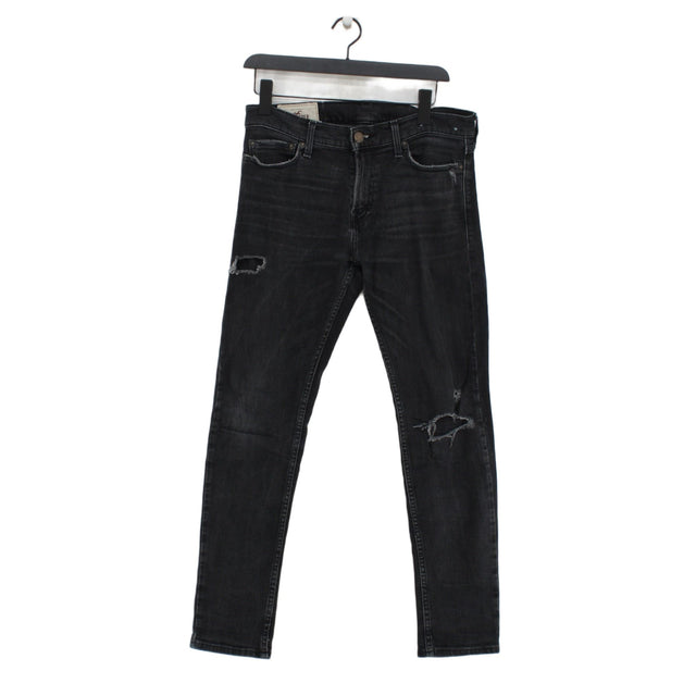 Hollister Men's Jeans W 30 in; L 30 in Black 100% Cotton