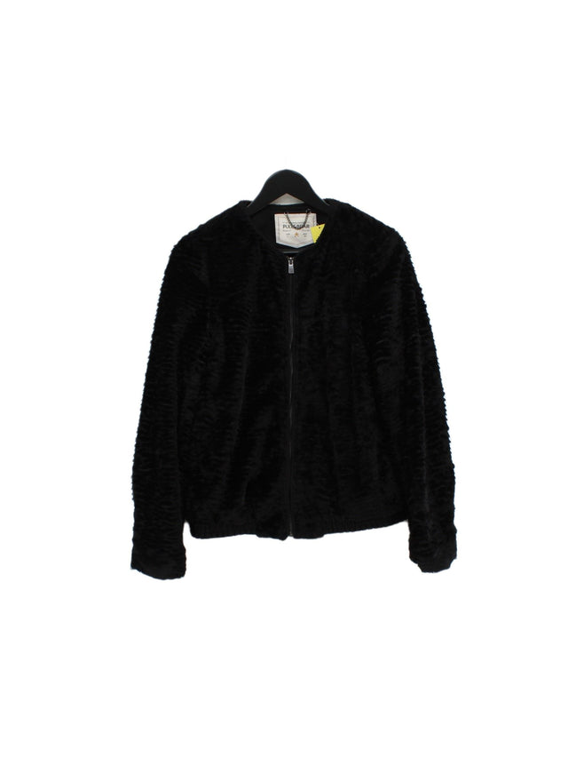 Pull&Bear Women's Blazer L Black 100% Polyester