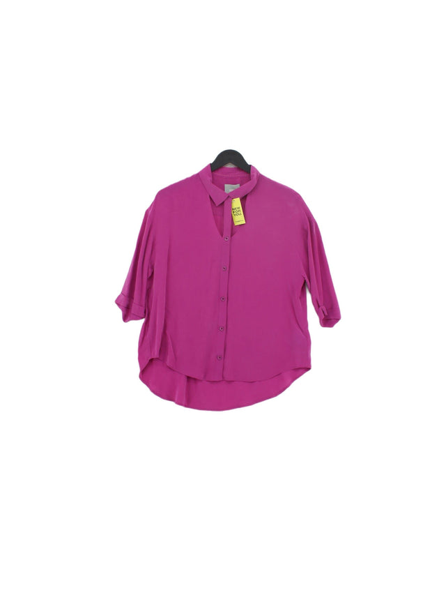 Maeve Women's Blouse XS Purple 100% Silk