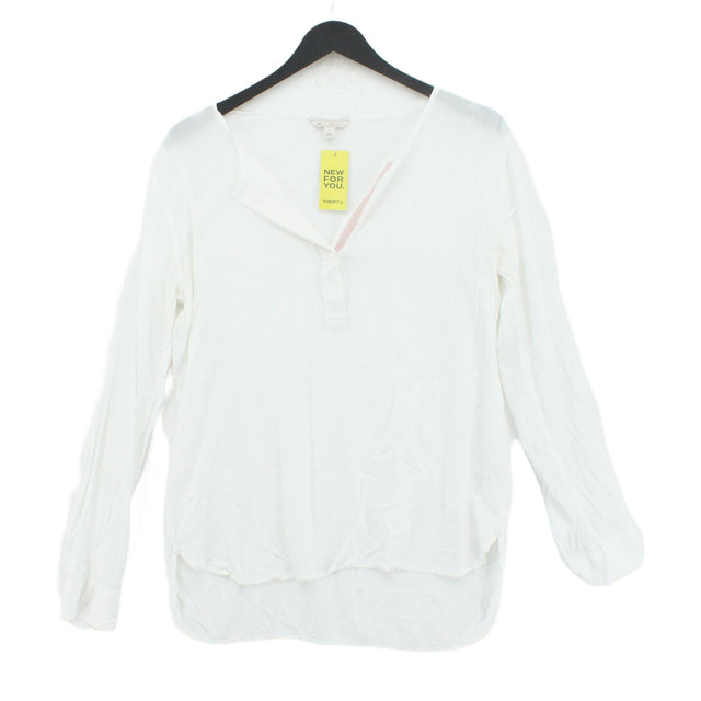 Gap Women's Blouse S White 100% Rayon