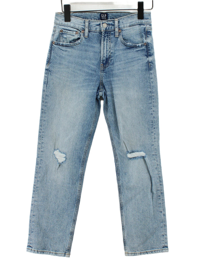 Gap Women's Jeans W 26 in Blue Cotton with Elastane