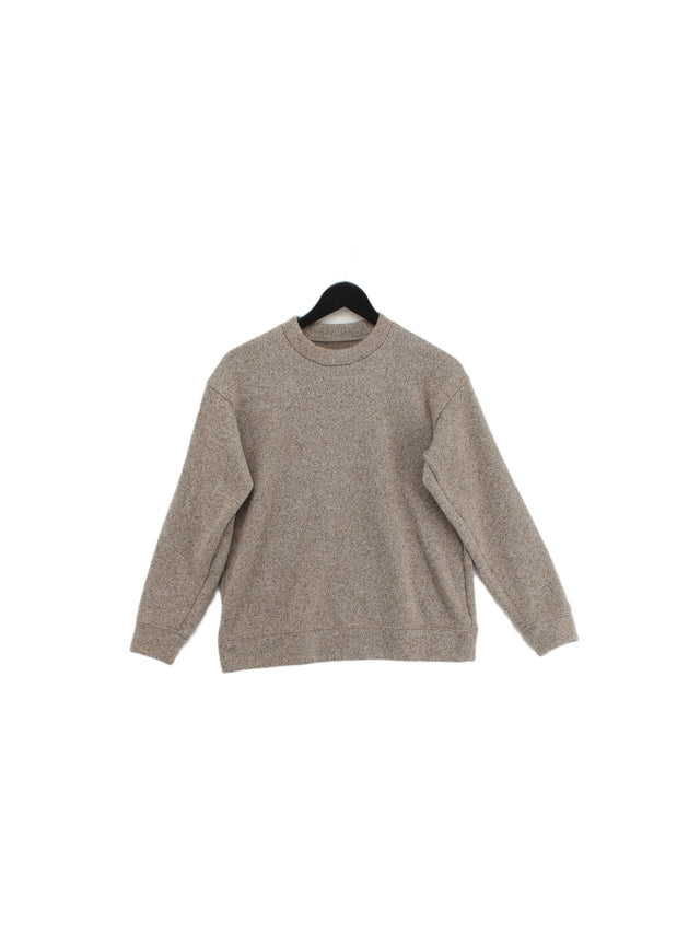 Uniqlo Women's Jumper S Tan 100% Polyester