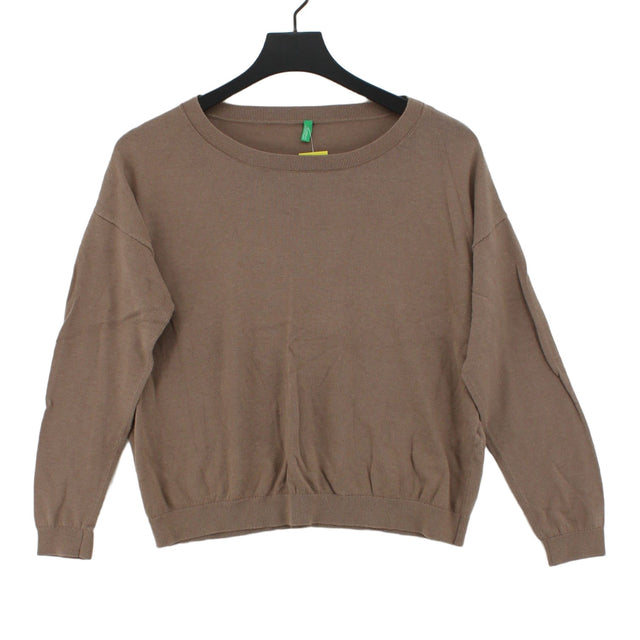 United Colors Of Benetton Men's Jumper Chest: 35 in Brown