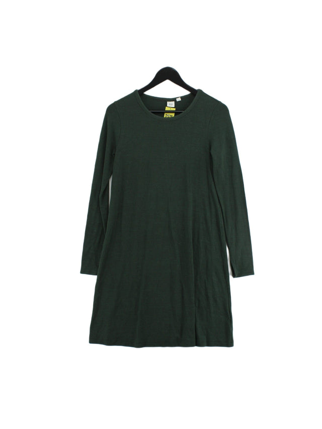 Gap Women's Midi Dress S Green Polyester with Elastane, Viscose