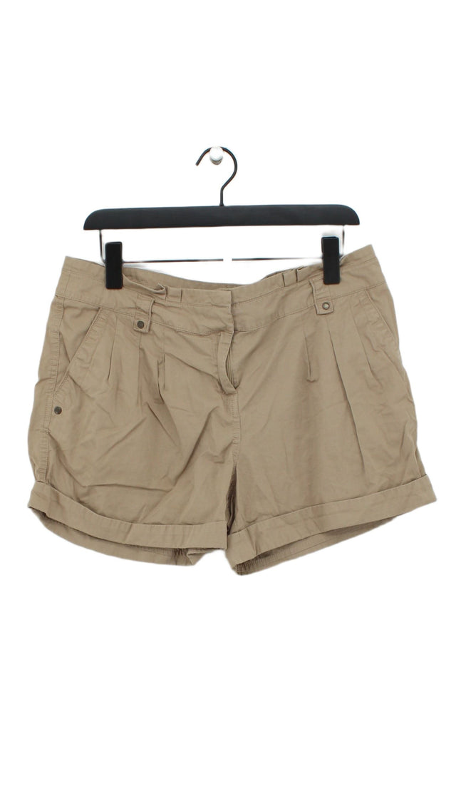 Limited Collection Women's Shorts UK 14 Tan 100% Cotton