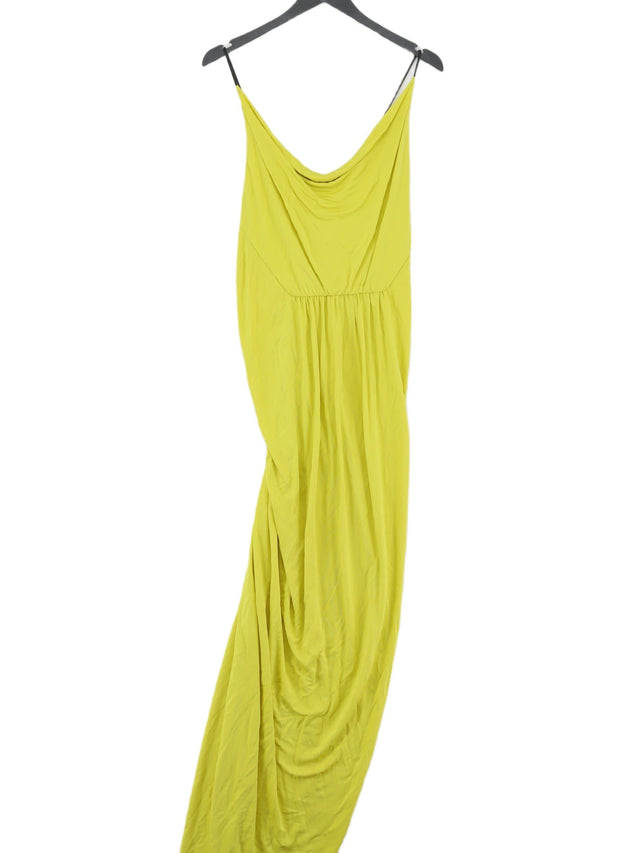 Cut25 Women's Maxi Dress L Yellow 100% Rayon
