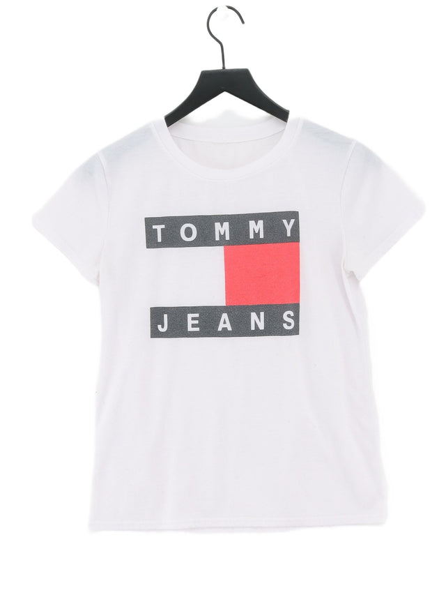 Tommy Jeans Men's T-Shirt M White 100% Other
