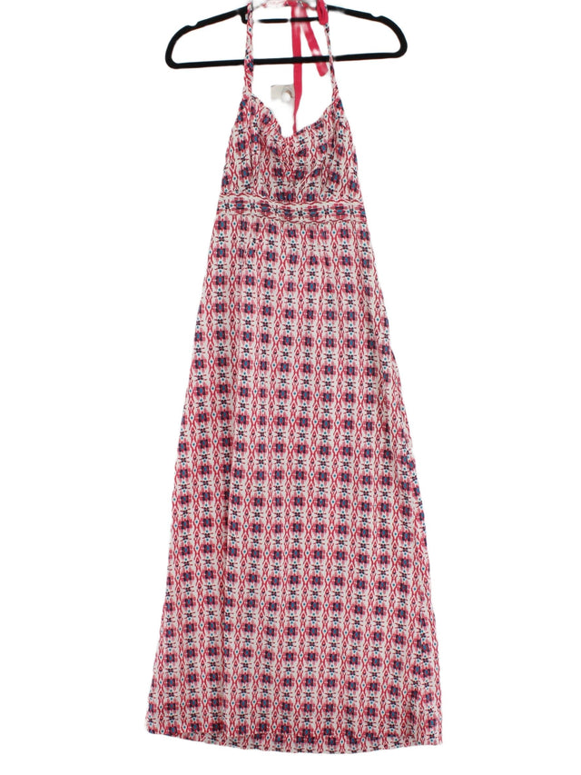 White Stuff Women's Maxi Dress UK 8 Pink 100% Cotton