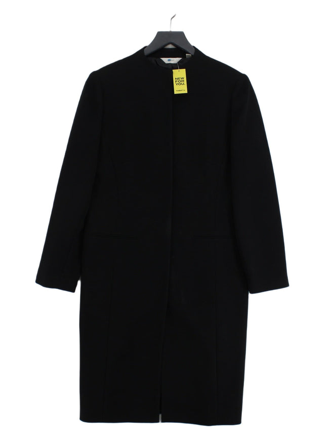 Next Women's Coat UK 14 Black 100% Polyester