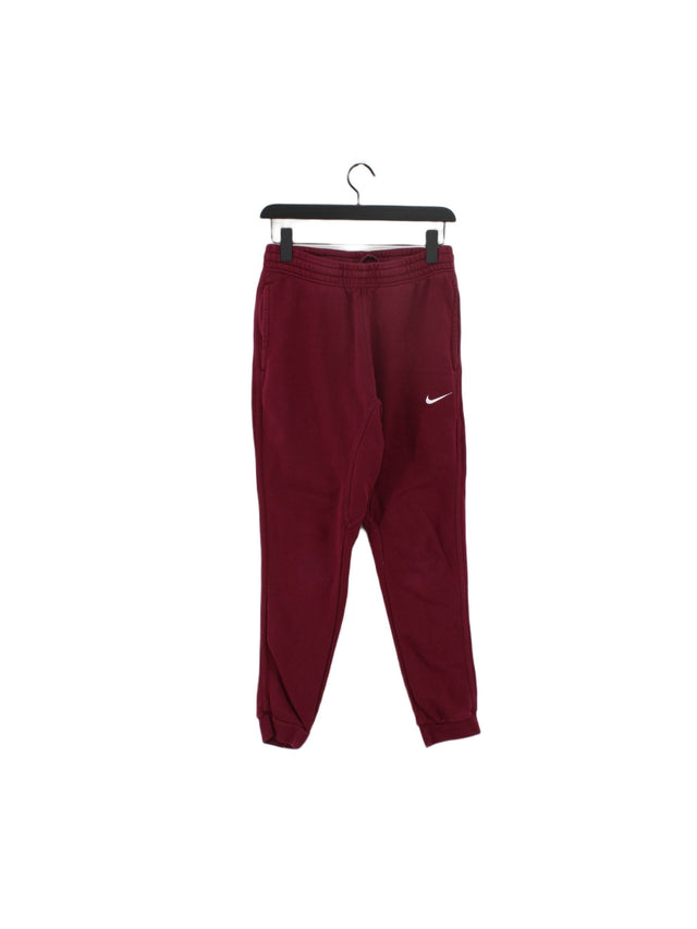 Nike Women's Sports Bottoms S Red Cotton with Polyester