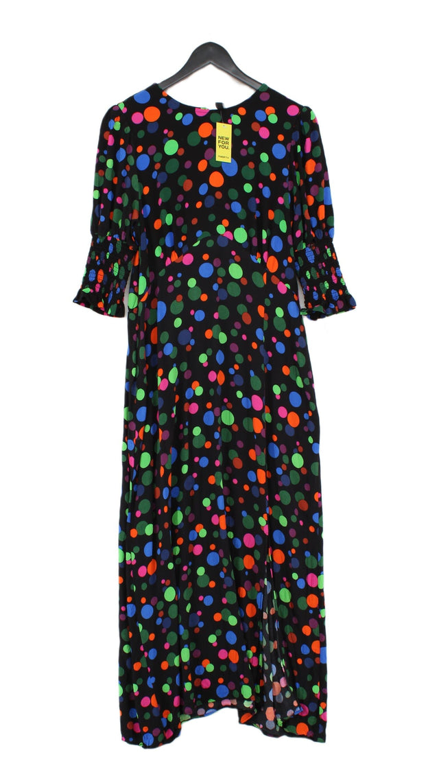 Nobody's Child Women's Maxi Dress UK 10 Black 100% Viscose