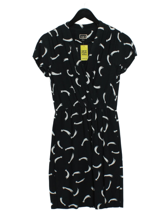 NW3 Women's Mini Dress UK 8 Black 100% Viscose