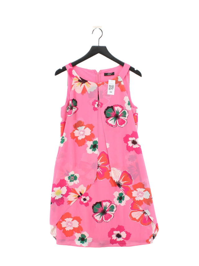 S.Oliver Women's Midi Dress UK 14 Pink 100% Polyester