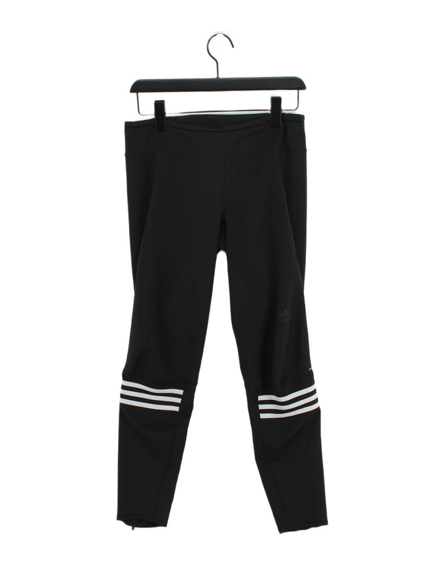 Adidas Women's Sports Bottoms L Black Polyester with Elastane
