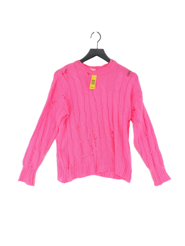 Urban Outfitters Women's Jumper XS Pink Acrylic with Polyester