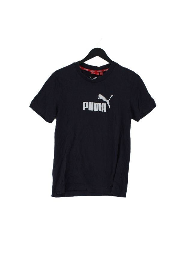 Puma Women's T-Shirt S Blue 100% Cotton
