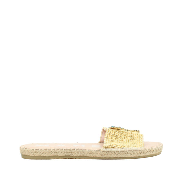 Manebi Women's Sandals UK 6 Yellow 100% Other