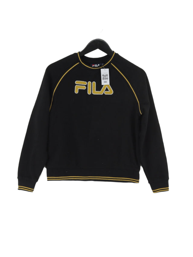 Fila Women's Jumper M Black Cotton with Polyester
