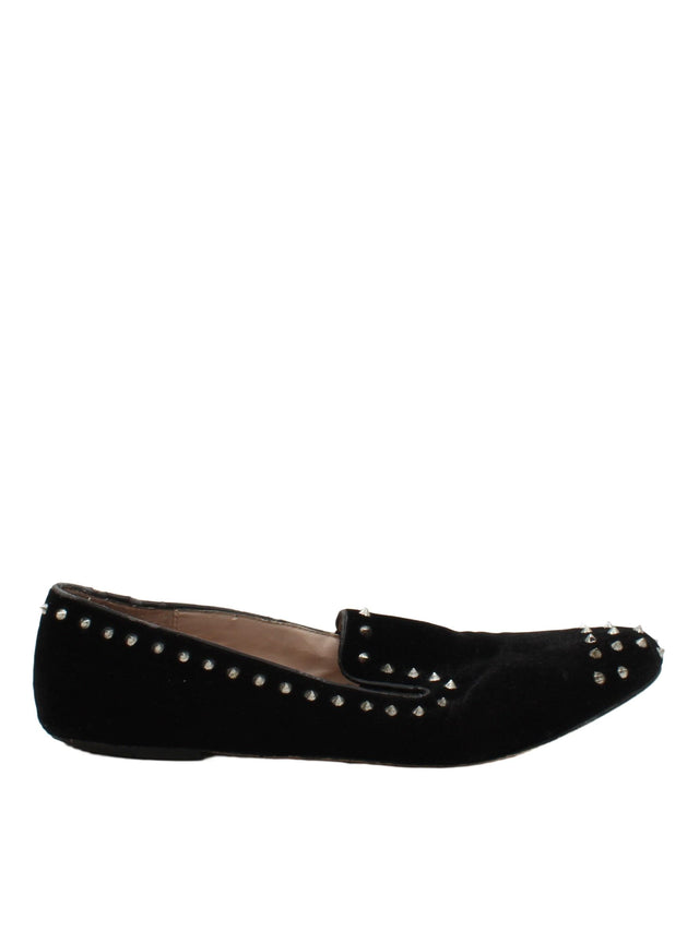 KG - Kurt Geiger Women's Flat Shoes UK 7.5 Black 100% Other