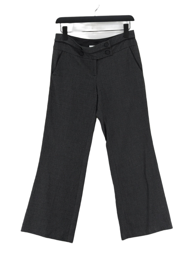 Jasper Conran Women's Suit Trousers UK 8 Grey Polyester with Elastane, Viscose