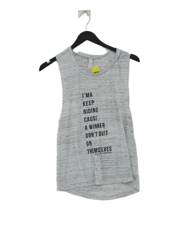 Bella Women's T-Shirt S Grey Polyester with Cotton