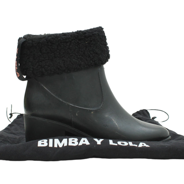 Bimba & Lola Women's Boots UK 5 Black 100% Other