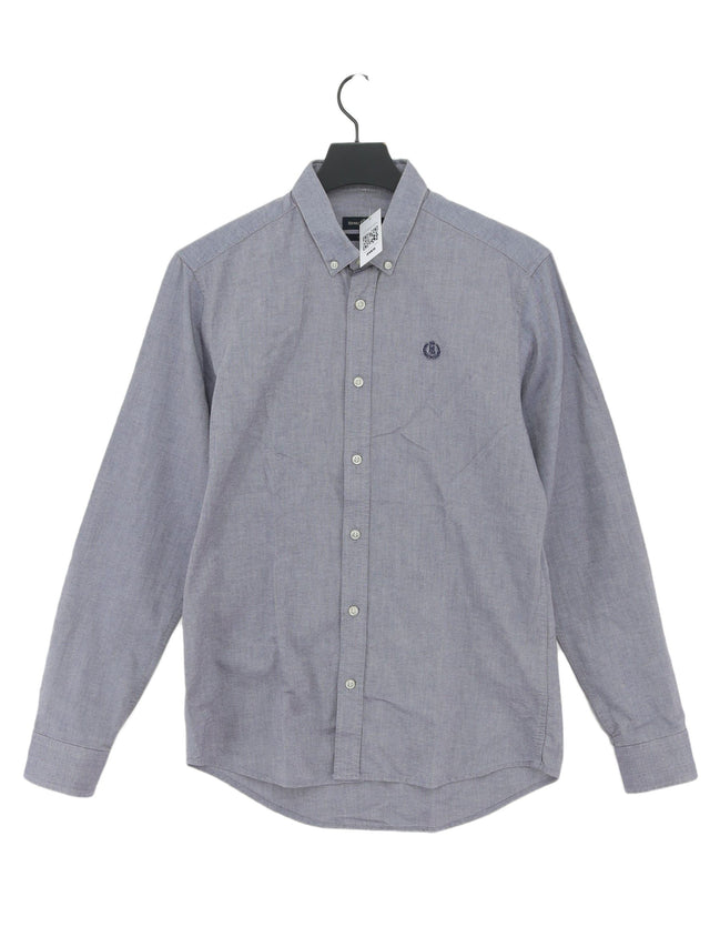 Henri Lloyd Men's Shirt S Grey 100% Cotton