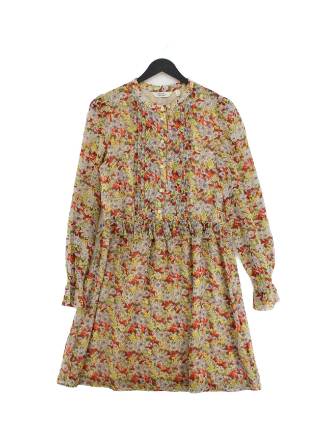 & Other Stories Women's Midi Dress UK 10 Multi 100% Polyester