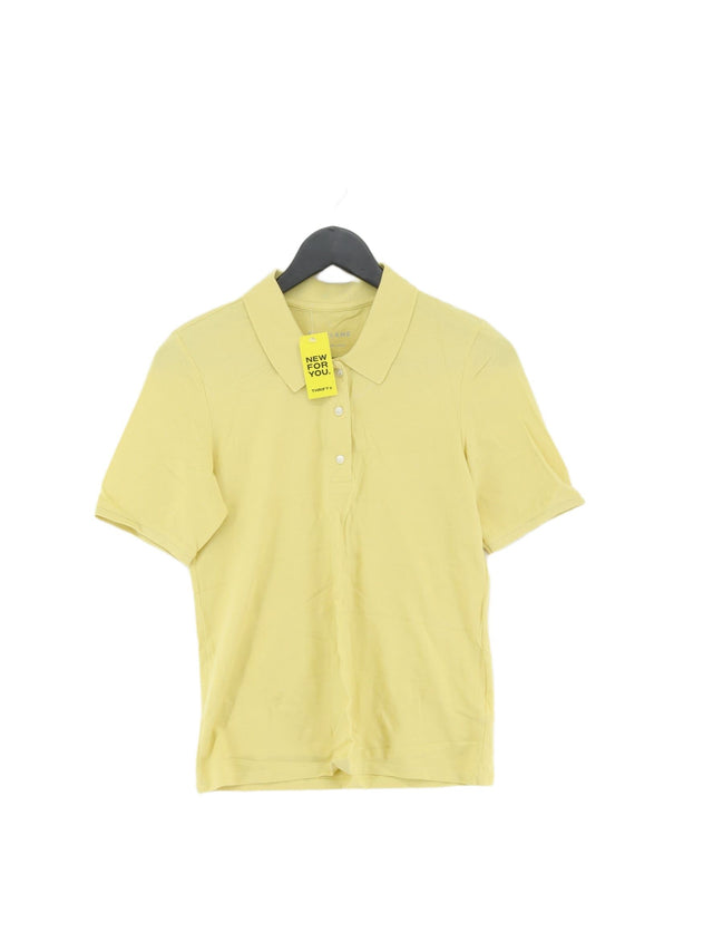 Everlane Women's Polo S Yellow 100% Cotton