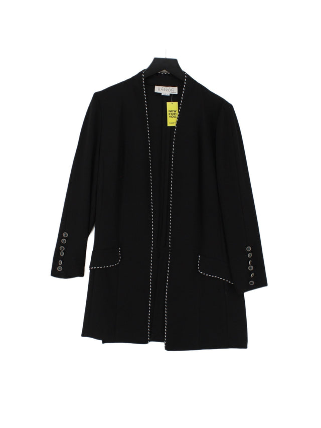 Peter Barron Women's Blazer UK 14 Black 100% Polyester