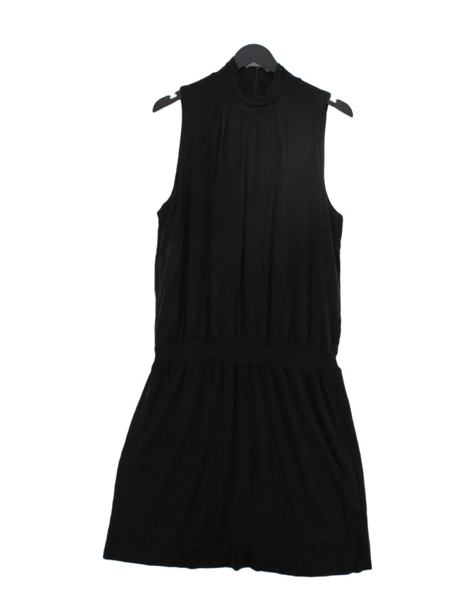 Selected Femme Women's Midi Dress L Black Polyester with Elastane